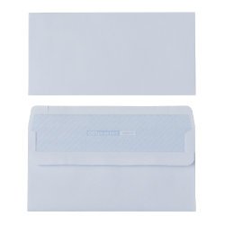 Best Value White Business Envelopes - Self Seal - Plain DL - 100gsm - Box of 500