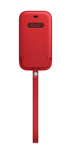 Apple with MagSafe (PRODUCT) RED - Protective sleeve for mobile phone - leather - red - for iPhone 12 mini