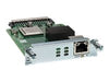 Cisco Third-Generation Multiflex Trunk Voice/WAN Interface Card - Expansion module - EHWIC - T1/E1 x 1 - T-1/E-1 - for Cisco 1921, 1921 4-pair, 1921 ADSL2+, 1921 T1, 1941, 2901, 2911, 2921, 2951, 3925, 3945