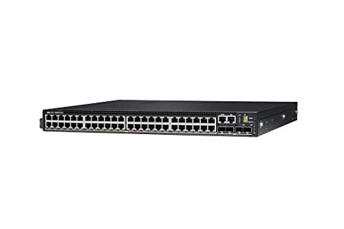 Dell EMC PowerSwitch N3200-ON Series N3248PXE-ON - Switch - L3 - Managed - 48 x 10/100/1000/2.5G/5G/10GBase-T (PoE++) + 4 x 25 Gigabit SFP28 + 2 x 100 Gigabit QSFP28 - front to back airflow - rack-mountable - PoE++ - CAMPUS Smart Value