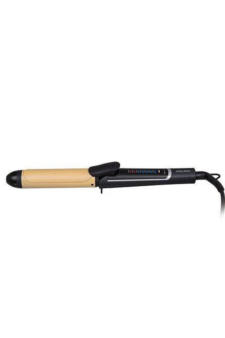 Nicky Clarke NTS051 Hair Therapy Curling Iron Ceramic and Tourmaline 32mm Barrel for Big Curls and Waves Black