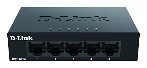 D-Link DGS 105GL - Switch - unmanaged - 5 x 10/100/1000 - desktop