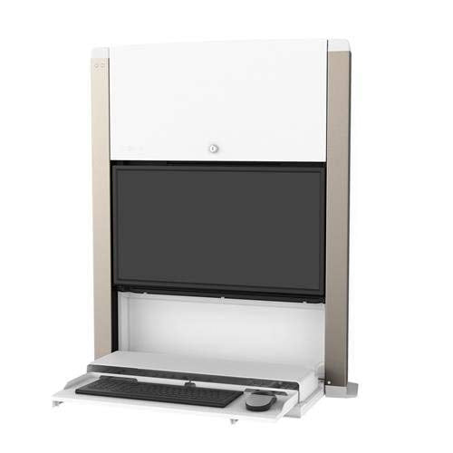 Ergotron CareFit - Wall-mounted workstation - snow white