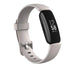 Fitbit Inspire 2 - Black - activity tracker with band - silicone - lunar white - band size: S/L - monochrome - Bluetooth