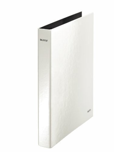 Best Value Leitz WOW Ring Binder 2 D-Ring Size 25mm for 250 Sheets A4 Maxi White Ref 42410001 [Pack of 10],291658