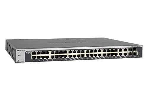 NETGEAR Smart XS748T - Switch - L3 Lite - smart - 44 x 10GBase-T + 4 x 10 Gigabit SFP+ - desktop, rack-mountable