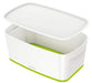 Leitz Mybox Small With Lid Wow White Green Dd