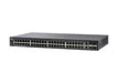 Cisco Small Business SF350-48 - Switch - L3 - Managed - 48 x 10/100 + 2 x 10/100/1000 + 2 x combo Gigabit SFP - rack-mountable
