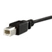 StarTech 1 ft Panel Mount USB B to B Cable