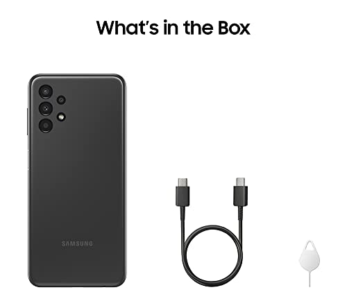 Samsung Galaxy A13 4G SMA135FDS 6.6 Inch Dual SIM Android 12 USB C 4GB RAM 64GB Storage 5000 mAh Black Mobile Phone