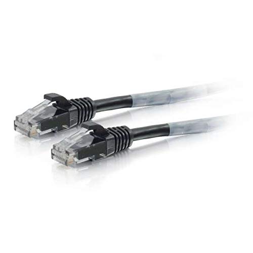 C2G Cat6 Booted Unshielded (UTP) Crossover Patch Cable - Crossover cable - RJ-45 (M) to RJ-45 (M) - 50 cm - UTP - CAT 6 - molded, snagless, stranded - black