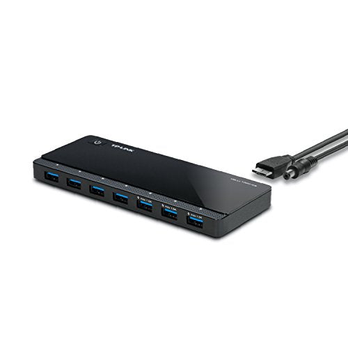 7 Port USB 3.0 Hub with UK Power Adaptor