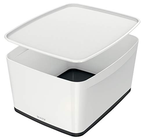 Leitz Mybox Large With Lid Wow White Black Dd