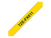 Brother TZe-FX611 - Black on yellow - Roll (0.6 cm x 8 m) 1 roll(s) flexible tape - for Brother PT-D210, D600, H110, H200, P-Touch PT-1005, E550, H107, P-Touch Cube Plus PT-P710
