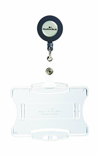Best Value Durable Security Pass Holder with Badge Reel (Pack of 10)