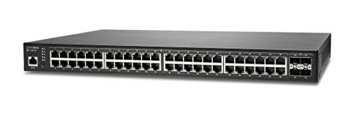 SonicWall Switch SWS14-48FPOE - Switch - Managed - 48 x 10/100/1000 (PoE+) + 4 x 10 Gigabit SFP+ - rack-mountable - PoE+ (740 W) - with 3 years 24x7 Support