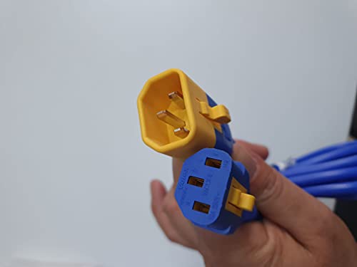 APC AP8000 - Power cable - IEC 60320 C13 to IEC 60320 C14 - 10 A - 1.83 m - blue - Worldwide - for P/N: SCL500RMI1UC, SCL500RMI1UNC, SMT3000I-AR, SMT3000R2I-AR, SMTL750RMI2UC, SRT1500RMXLI