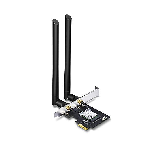 TP Link AC1200 Dual Band WiFi Bluetooth 4.2 PCI Express Adapter Black