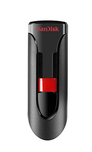 SanDisk Cruzer Glide - USB flash drive - 32 GB - USB 2.0 - black, red