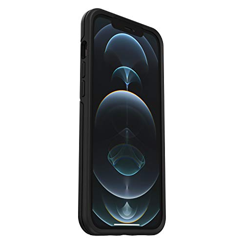 OtterBox Symmetry Series - Pro Pack - back cover for mobile phone - black - for Apple iPhone 12 Pro Max