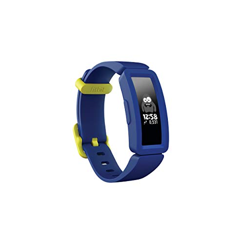Fitbit Ace 2 - Activity tracker with band - silicone - night sky/neon yellow - wrist size: 117-168 mm - monochrome - Bluetooth - 20 g