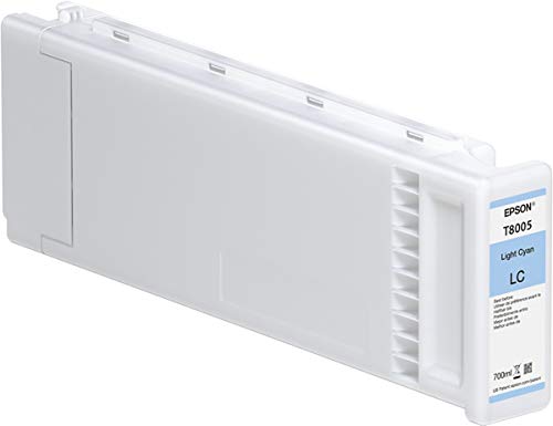 Epson T8005 - 700 ml - cyan - original - ink cartridge - for SureColor SC-P10000, SC-P20000, SC-P20000SE
