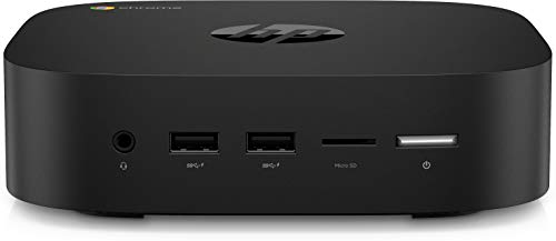 HP Chromebox G2 - Mini - 1 x Celeron 3865U / 1.8 GHz - RAM 4 GB - SSD 32 GB - HD Graphics 610 - GigE - WLAN: 802.11ac, Bluetooth 4.2 - Chrome OS - monitor: none - black