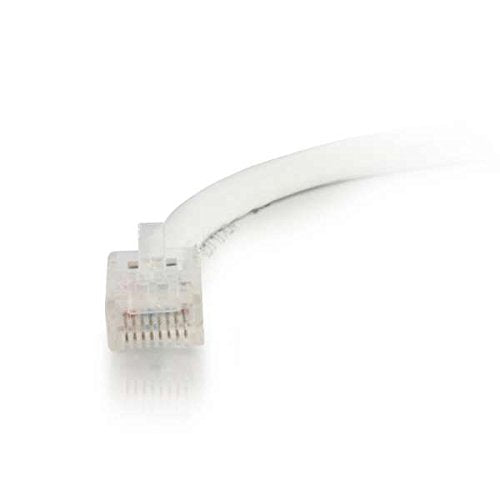 C2G Cat5e Non-Booted Unshielded (UTP) Network Patch Cable - Patch cable - RJ-45 (M) to RJ-45 (M) - 30 m - UTP - CAT 5e - stranded, uniboot - white