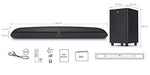 TCL ALTO 6+ TS6110 - Sound bar system - for TV - 2.1-channel - wireless - Bluetooth