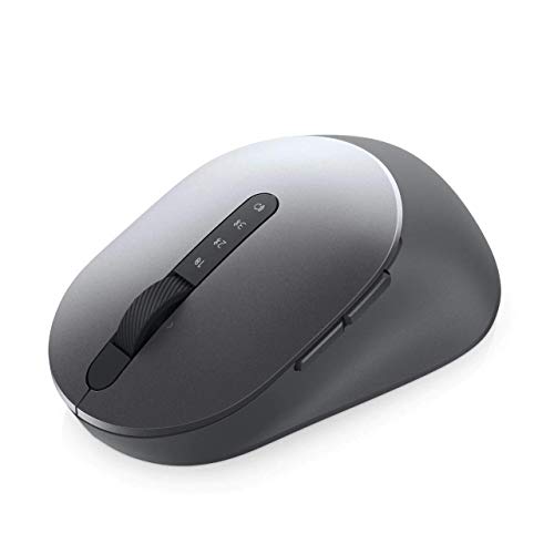Dell MS5320W - Mouse - optical - 7 buttons - wireless - 2.4 GHz, Bluetooth 5.0 - titan grey - with 3 years Advanced Exchange Service - for Latitude 3320, 3420, 35XX, 73XX, 94XX 2-in-1, Vostro 13 5310, 14 5410, 15 5510, 5415, 55XX