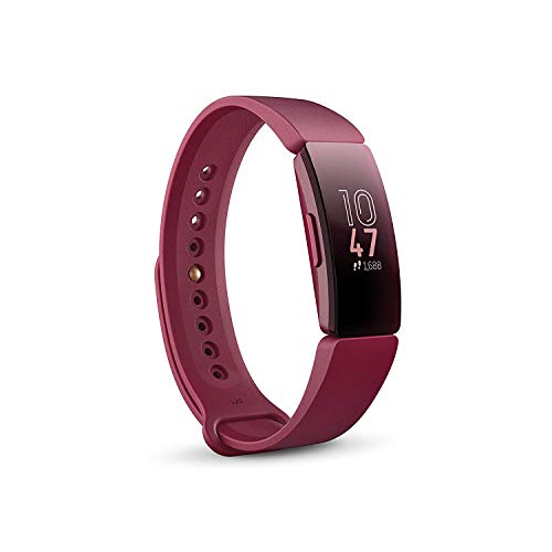 Fitbit Inspire - Activity tracker with band - elastomer - sangria - band size: S/L - monochrome - Bluetooth - 20 g