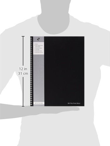 Best Value Pukka Pads A4 Poly Jotta Notebook - Black (Pack of 3)