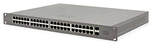 Cisco Meraki Go GS110-48 - Switch - Managed - 48 x 10/100/1000 + 2 x SFP (mini-GBIC) (uplink) - desktop, rack-mountable