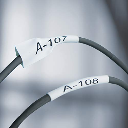 Dymo Rhino Heat Shrink Tube 9mm white 18053