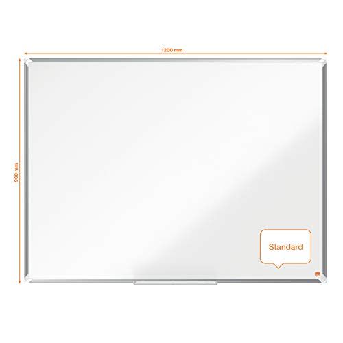 Nobo Premium Plus Lacquered Steel Whiteboard 1200X900Mm