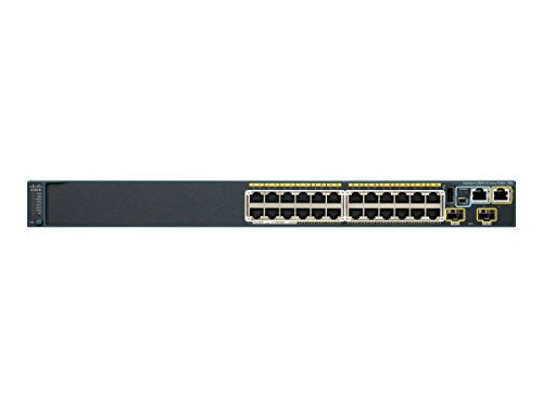 Cisco Catalyst 2960S-24TD-L - Switch - Managed - 24 x 10/100/1000 + 2 x 10 Gigabit SFP+ - rack-mountable - refurbished