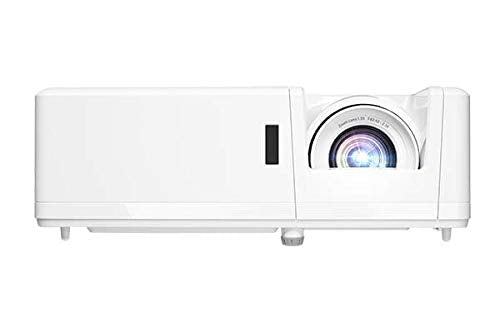 Optoma ZW400 DLP WXGA 3D 4000 ANSI Lumens Desktop Projector 1280 x 800 Resolution HDMI VGA Audio 3.5mm Jack USB A RS232 RJ45 White