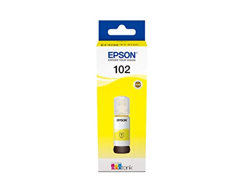 Epson 102 - 70 ml - yellow - original - ink tank - for EcoTank ET-15000, 2700, 2750, 2751, 2756, 3700, 3750, 4750, Expression ET-2700, 2750, 3700
