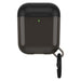 OtterBox Ispra Series - Case for wireless earphones - polycarbonate, zinc alloy, thermoplastic elastomer (TPE) - black hole - for Apple AirPods
