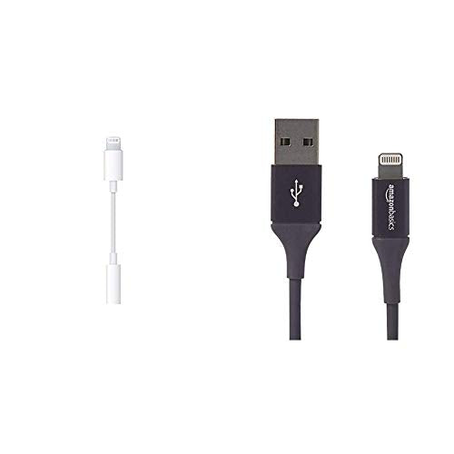 Apple Lightning to 3.5 mm Headphone Jack Adapter - Lightning to headphone jack adapter - Lightning male to stereo mini jack female - for Apple iPad/iPhone/iPod (Lightning)