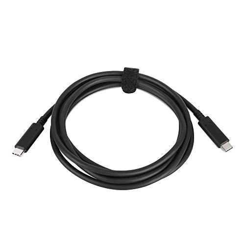 Lenovo - USB cable - USB-C (M) to USB-C (M) - 20 V - 3 A - 2 m - for IdeaPad Gaming 3 15, ThinkCentre M90, ThinkPad E14 Gen 3, L14 Gen 2, P14s Gen 2