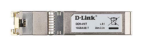 D-Link DEM 410T - SFP+ transceiver module - 10 GigE - 10GBase-T - RJ-45 - up to 30 m