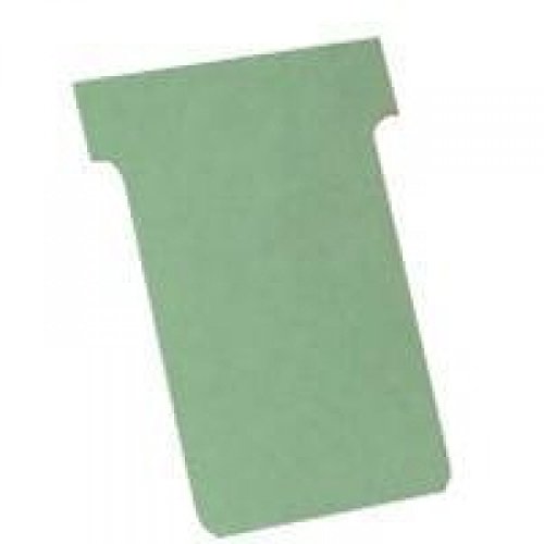 Best Value Nobo T-Cards A110 Light Green Size 3 (Pack of 100)