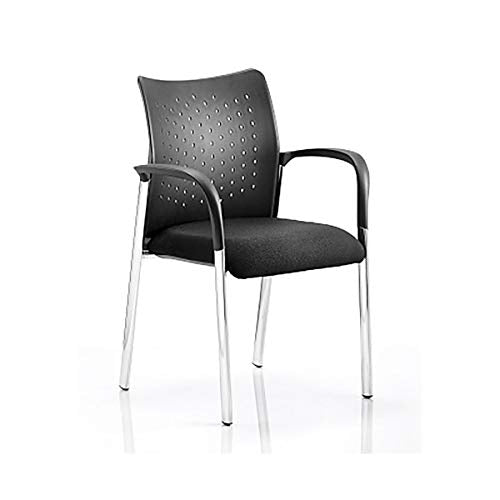 Academy Visitor Chair Black With Arms BR000010