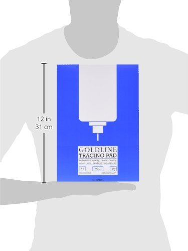 Best Value Clairefontaine Goldline Professional Tracing Pad, A4, 90 gsm, 50 Sheets