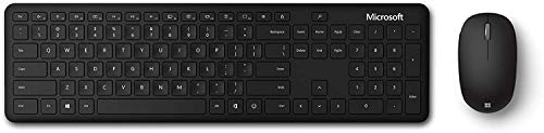 Microsoft Bluetooth Desktop - Keyboard and mouse set - wireless - Bluetooth 4.0 - UK - matte black