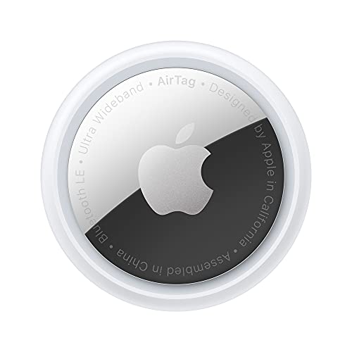Apple AirTag - Anti-loss Bluetooth tag for mobile phone, tablet - for 10.2-inch iPad, 10.5-inch iPad Air, 10.9-inch iPad Air, iPad mini 5, iPhone 11, 12, SE, XR