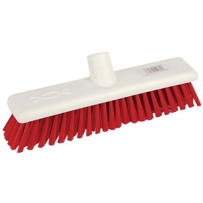 Soft Hygiene Broomhead 12" Red Bristles