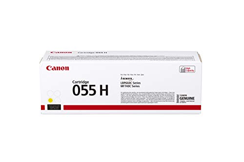 Canon 055 H - High capacity - yellow - original - toner cartridge - for Color imageCLASS MF743, imageCLASS LBP664, MF745, i-SENSYS MF742, MF744, Satera LBP662