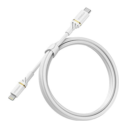 OtterBox Standard - Lightning cable - Lightning male to USB-C male - 1 m - cloud dust white - USB Power Delivery (60W) - for Apple iPad/iPhone/iPod (Lightning)